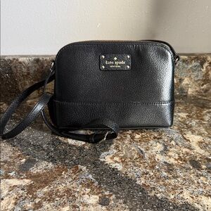 Kate Spade Black Leather Crossbody Bag